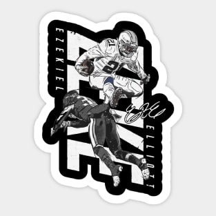 Ezekiel Elliott Dallas Hurdle Sticker